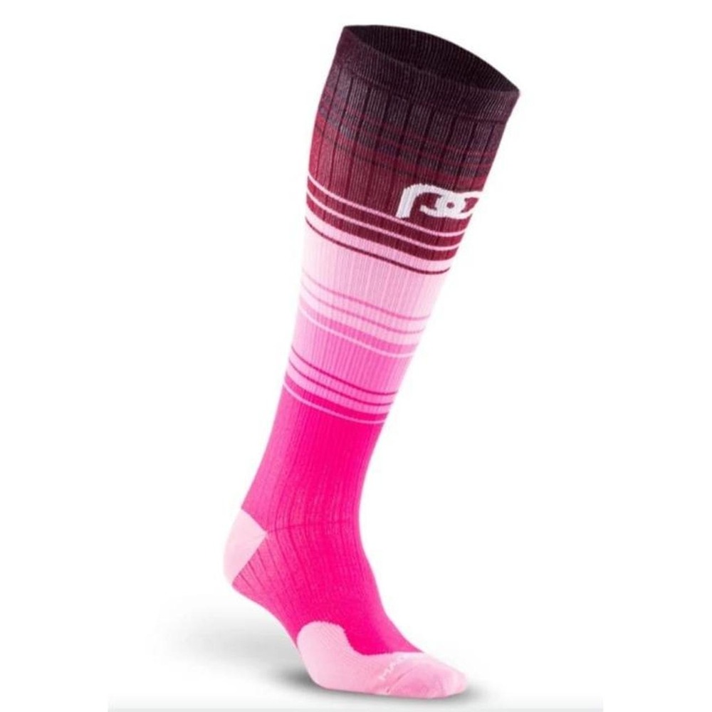 Pro Compression Wide Calf Marathon Rose Skies Knee High Compression Socks sz XS